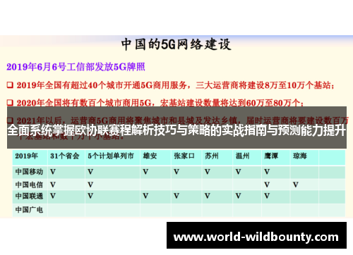 全面系统掌握欧协联赛程解析技巧与策略的实战指南与预测能力提升